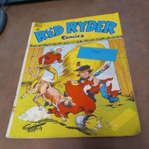 Red Ryder Comics #75 dell comics 1949 golden age precode western canadian editio