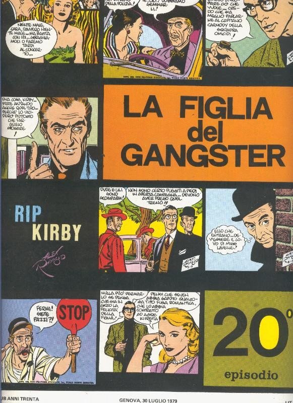 Rip Kirby de Alex Raymond numero 20: La figlia del gangster