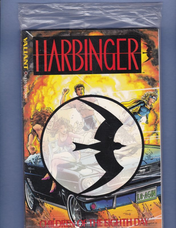 Harbinger Children of the Eighth Day Graphic Novel #1 Sealed with Harbinger #0