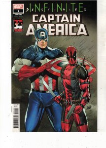 Captain America Annual Liefeld Cover (2021) Deadpool Cover Wow! NM- High-Grade!