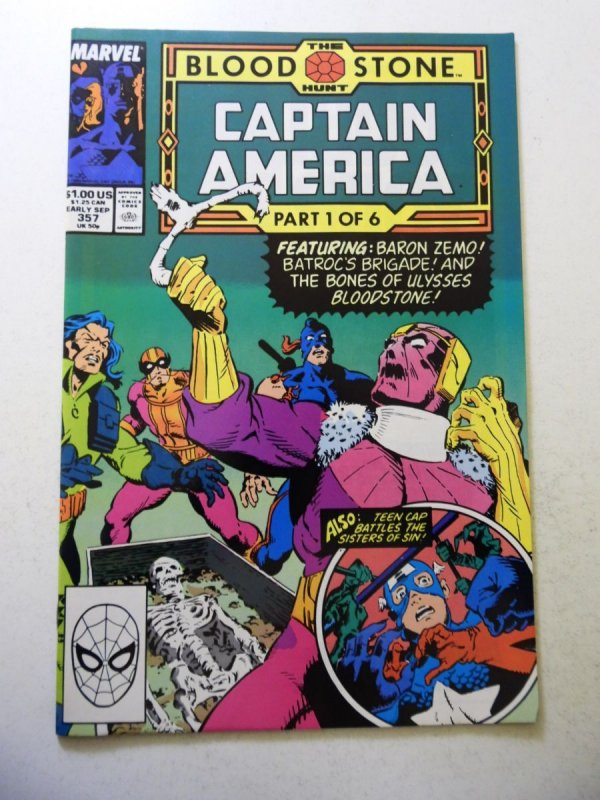 Captain America #357 (1989) VF- Condition