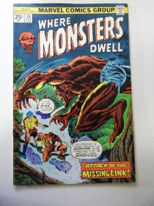 Where Monsters Dwell #36 (1975) VG/FN Condition