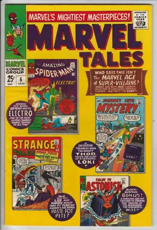 Marvel Tales #6 Spider-Man Thor strict NM- 9.2 High-Grade 1st Appear - Electro