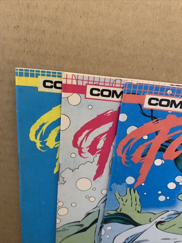 1987 FATHOM Comics, Complete Mini Series #1-2-3, Modern Age,Comico Comics C1101A