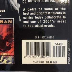 Batman War Games Act Three (2005) By Ed Brubaker TPB DC Comics