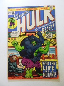 The Incredible Hulk #161 (1973) VG+ condition top staple detached from cover