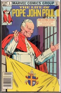 The Life of Pope John Paul II #1 Newsstand Edition (1982, Marvel) VF/NM