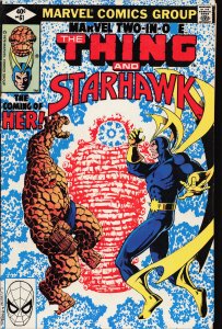 Marvel Two-in-One #61 (1980) Starhawk [Key Issue]