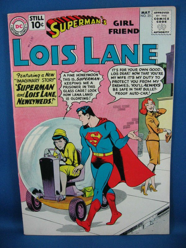 Superman Girlfriend LOIS LANE 25 VF+ JFK Jackie Appearance 1961