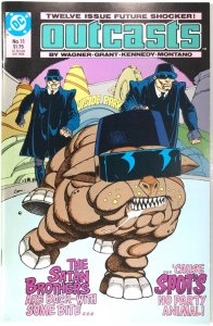OUTCASTS Comic Issue 11 — 32 Pages $1.75 Cover — 1988 DC Comics - Flat Rate Ship