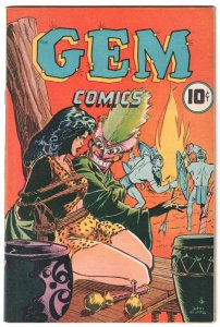 Gem Comics (1945) Rare, high grade golden age!