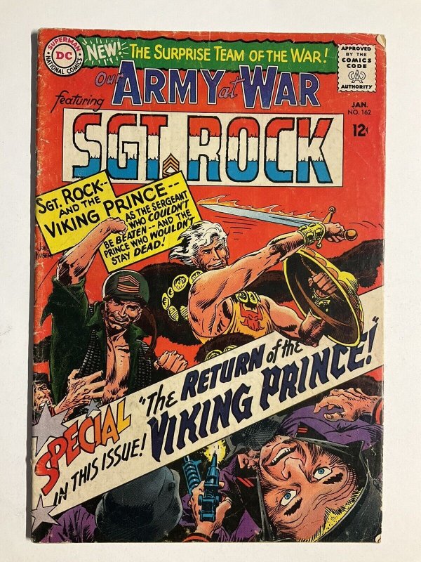 OUR ARMY AT WAR 162 VG/FN VERY GOOD/FINE 5.0 DC COMICS