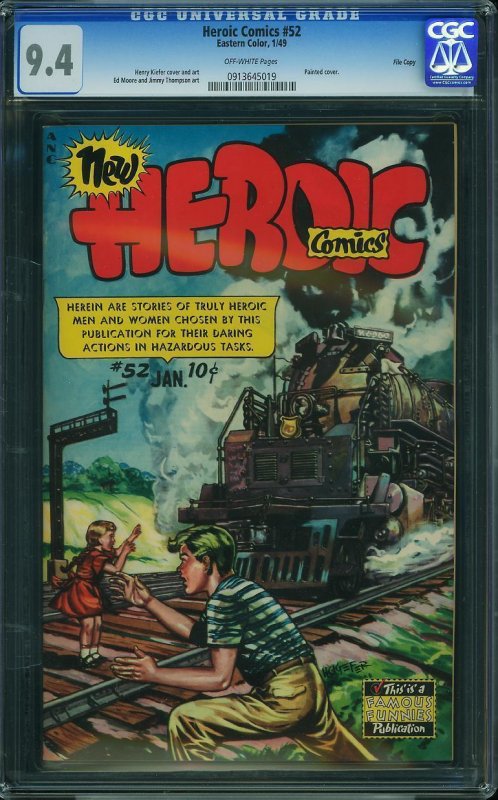 Heroic Comics #52 (1949) CGC 9.4 NM