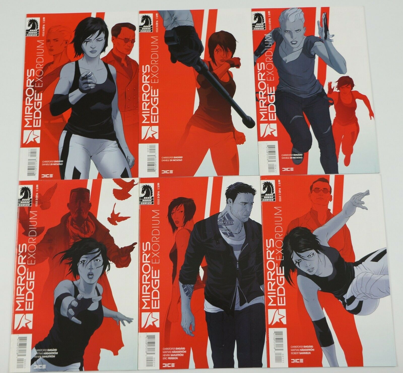 Mirror's Edge #1-6 Complete Set Based on video game Wildstorm Comics 1 2 3  4 5 6