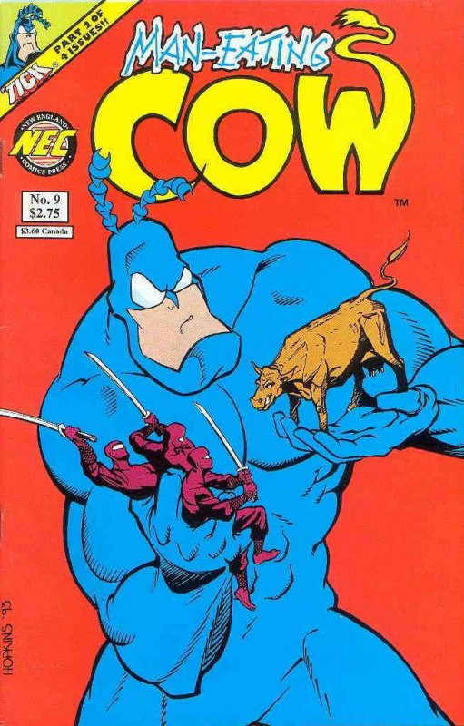 Man-Eating Cow #9 FN ; NEC | the Tick Spin-Off