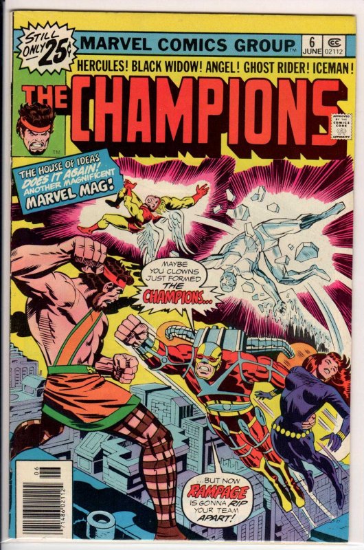 The Champions #6 (1976) 8.0 VF