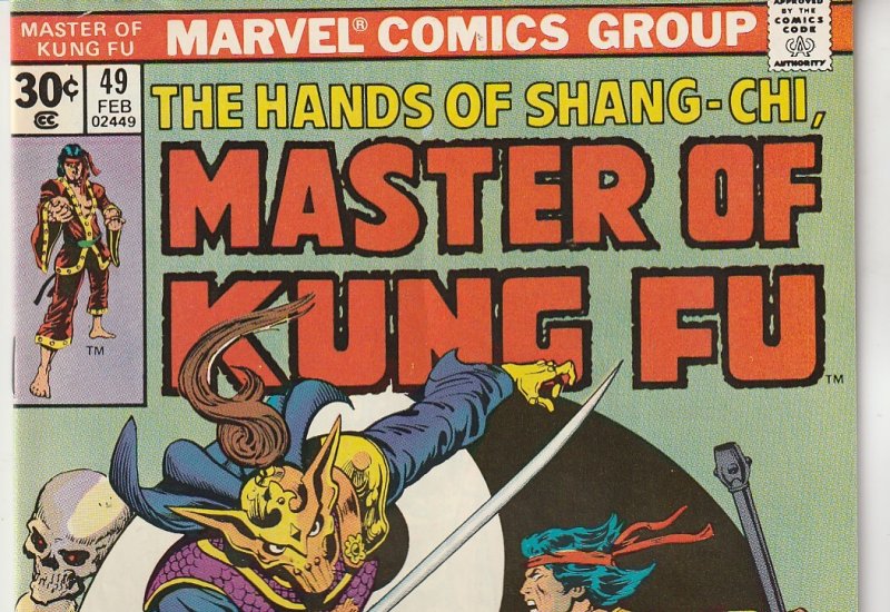 Master of Kung Fu(vol. 1) # 46 Shang Chi faces a Centuries Old Assassin !