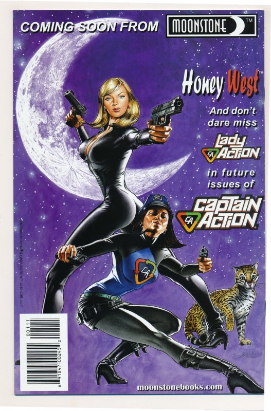 Captain Action Season Two (2010 Moonstone) #1-3 NM Complete series