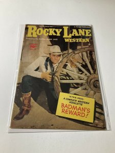 Rocky Lane Western 10 Vg Very Good 4.0 Fawcett Comics