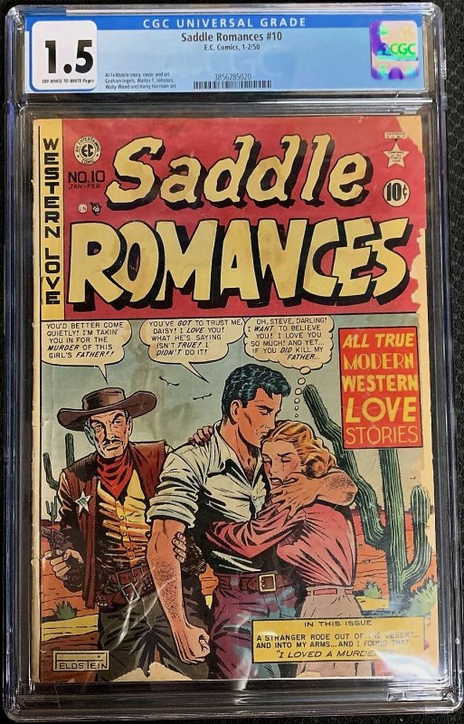 Saddle Romances #10 (1950) CGC 1.5