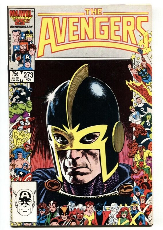Avengers #273 Black Knight anniversary cover-Marvel VF/NM