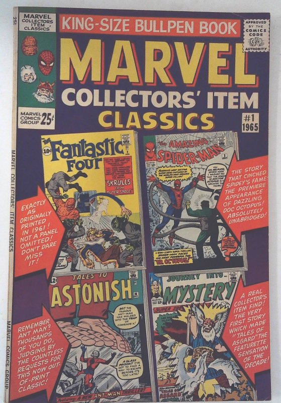 Marvel Collectors' Item Classics   #1, VF- (Actual scan)