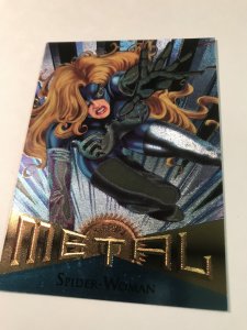 SPIDER-WOMAN #25 card : Marvel Metal 1995 Fleer Chromium; NM/M Avengers, base
