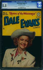 Dale Evans Comics #2 (1948) CGC 5.5 FN-