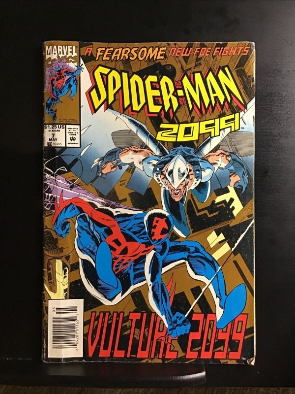 Spider-Man 2099 #7 (1993 Marvel) Miguel O’Hara- Vulture 2099 Full App. 