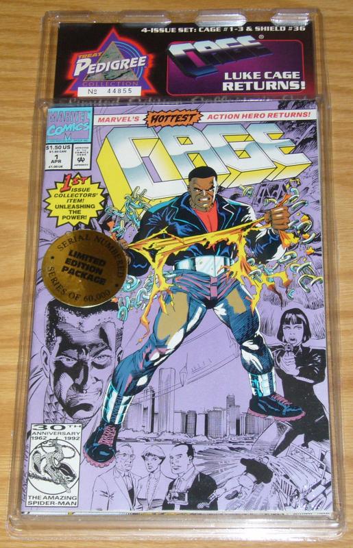 Treat Pedigree Collection: Cage VF/NM luke cage returns - marvel comics set