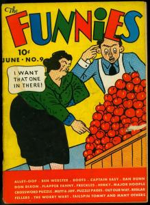 The Funnies #9 1937- Dell Early Golden Age comic- Allep Oop- Captain Easy VG-