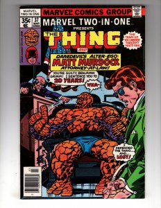 Marvel Two-in-One #37 (1978) VF The Thing & Matt Murdock  / EC#3