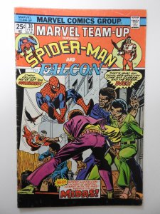Marvel Team-Up #30 (1975) VG/FN Condition! MVS intact! moisture stain