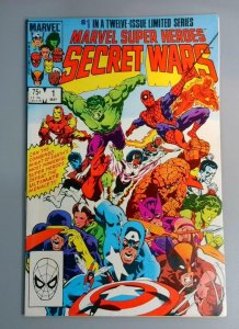Marvel Super Heroes: Secret Wars #1, VF/NM Galactus Error Marvel, 1984 JR1