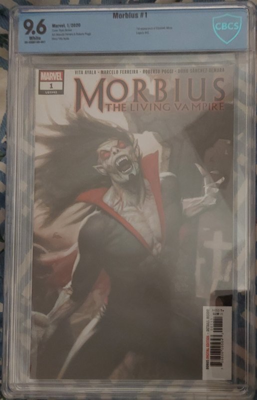 Morbius #1 CBCS 9.6 1st Appearance of Elizabeth Nikos