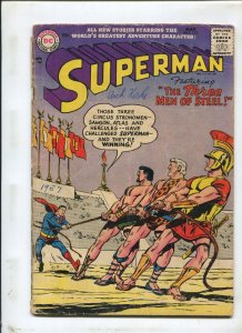 SUPERMAN #112 (2.0) THE THREE MEN OF STEEL! 1956