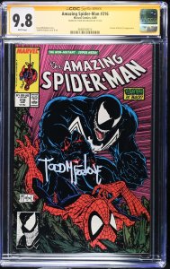Amazing Spider-Man (1989) # 316 (CGC 9.8 WP) Signed Full Todd Mcfarlane • Venom