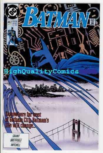 BATMAN #462, NM+, Alan Grant, 1991,California, Gotham City, more DC in store