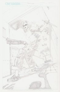 ROUTE 666 PENCIL ART COMMISSION KARL MOLINE