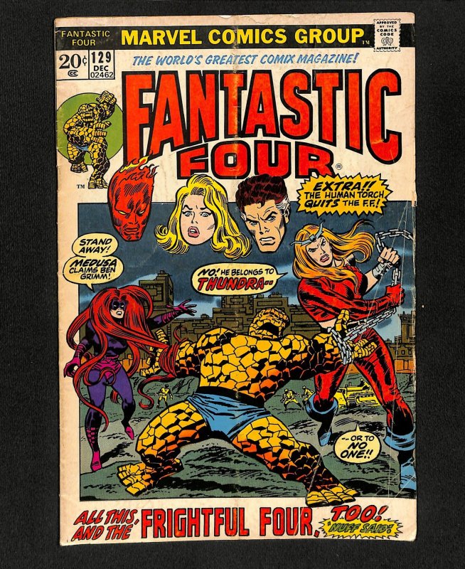 Fantastic Four #129 1st Thundra!