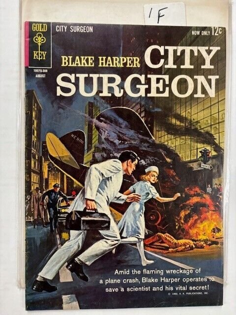 Blake Harper CITY SURGEON 1 FINE August 1963 Gold Key Comics