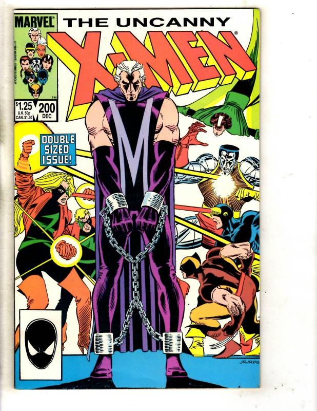 6 Uncanny X-Men Marvel Comic Books # 197 198 199 200 202 203 Wolverine CR57