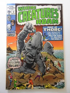 Where Creatures Roam #3 (1970) VG Condition
