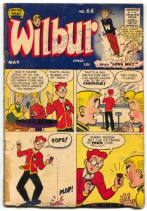 Wilbur #66 1956- Archie Comics- Katy Keene Ice Cream cover 