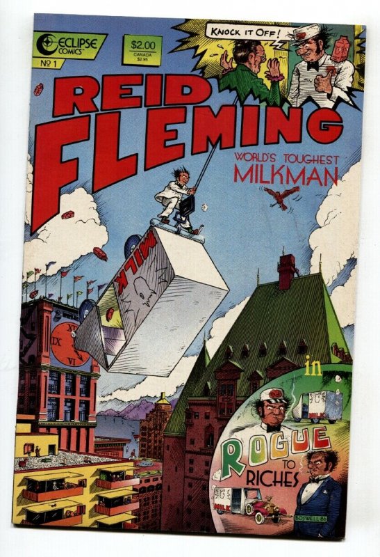 Reid Fleming, World's Toughest Milkman #1 1986-David Boswell-Eclipse  vf/nm