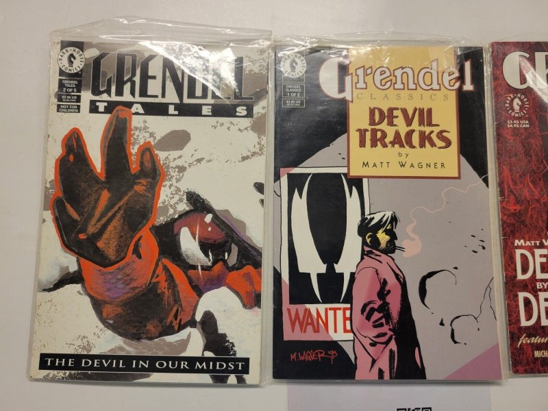 3 Grendel Dark Horse Comic Books #1 1 2 Devil Tracks Devil by the Deed 33 LP4