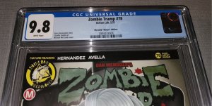 CGC 9.8 Zombie Tramp #78. McComb Risque Variant
