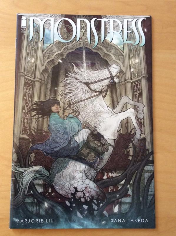 MONSTRESS 1 - 6, 10, AVG GRADE NM- (9.0 - 9.2), 1ST PRINTS, SPAWN HOMAGE, TAKEDA