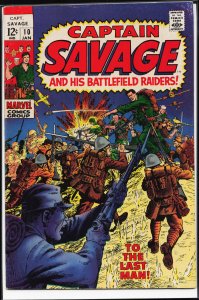 Captain Savage #10 (1969) Captain Savage and His Leatherneck Raiders