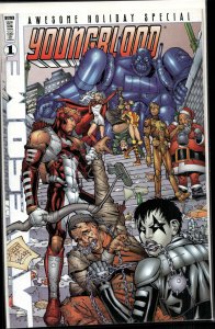 Awesome Holiday Special Gold Foil Cover (1997) Youngblood